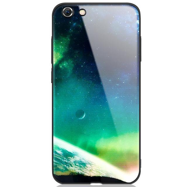 Tempered Glass Space Art | iPhone case - Science Factory Shop