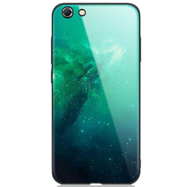 Tempered Glass Space Art | iPhone case - Science Factory Shop