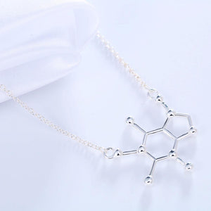 Caffeine Molecule Necklace - Science Factory Shop