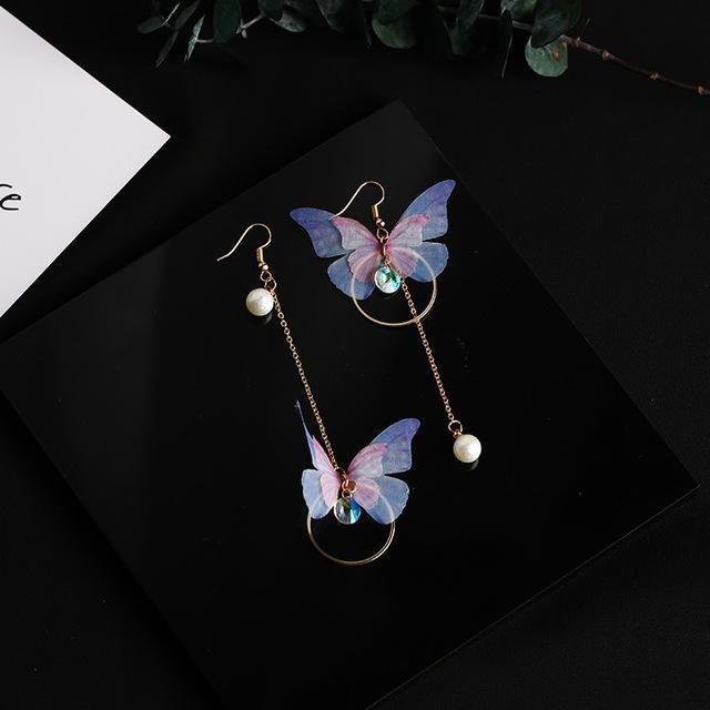 Butterfly Pearl Earrings - Science Factory Shop