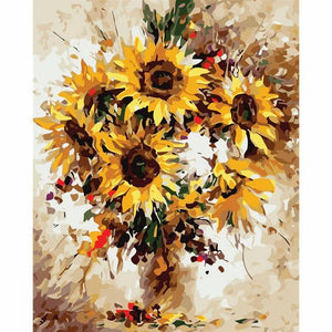 Sunflowers | Number Painting - Science Factory Shop